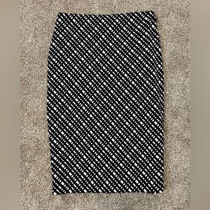Express Patterned Pencil Skirt